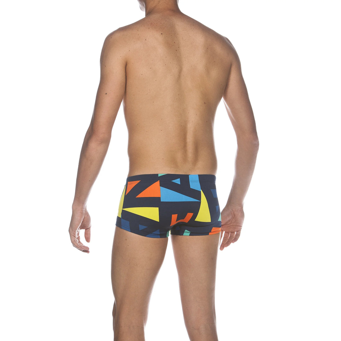 Arena Men Training Low Waist Swim Shorts Odense 17cm Navy Multi