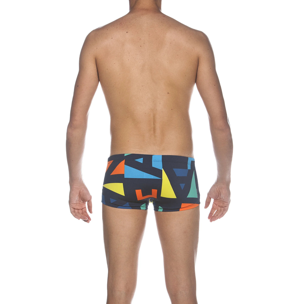 Arena Men Training Low Waist Swim Shorts Odense Navy Multi 17cm