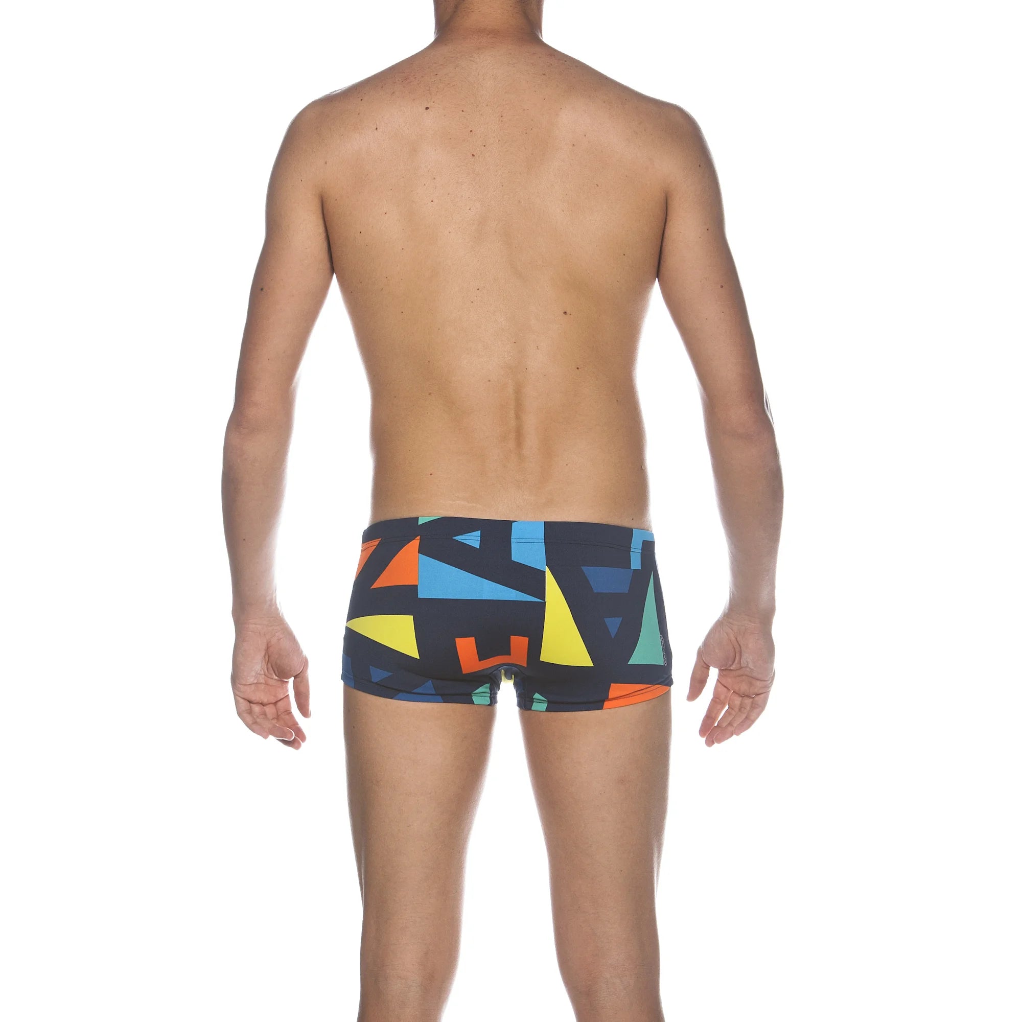 Arena Men Training Low Waist Swim Shorts Odense 17cm Navy Multi
