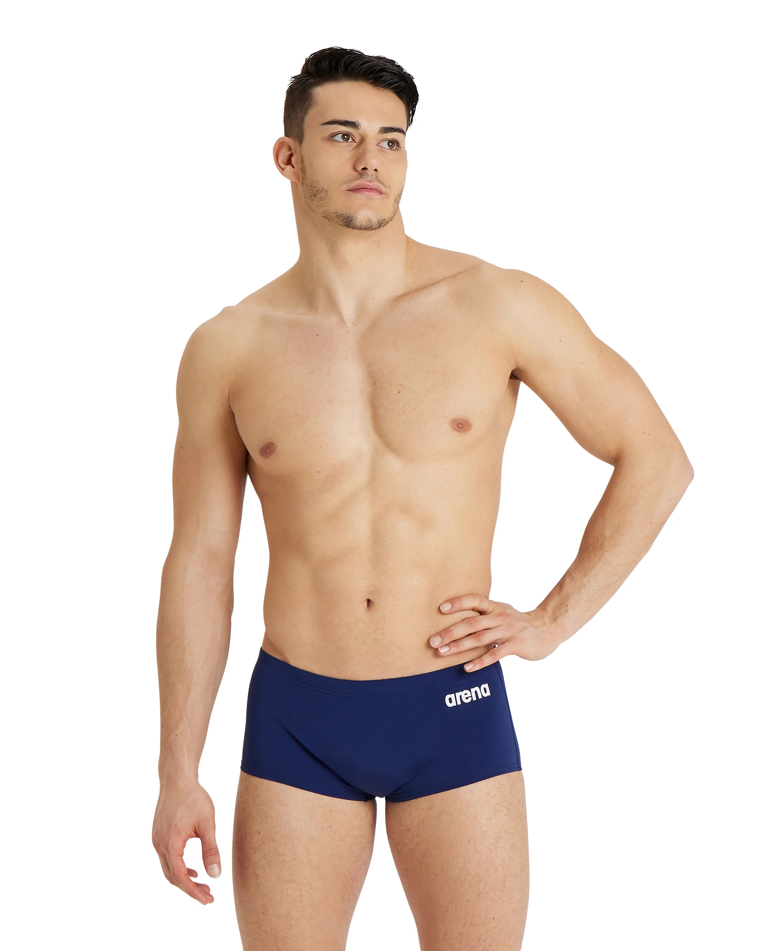 Arena Men Training Low Waist Swim Shorts Team Solid 17cm