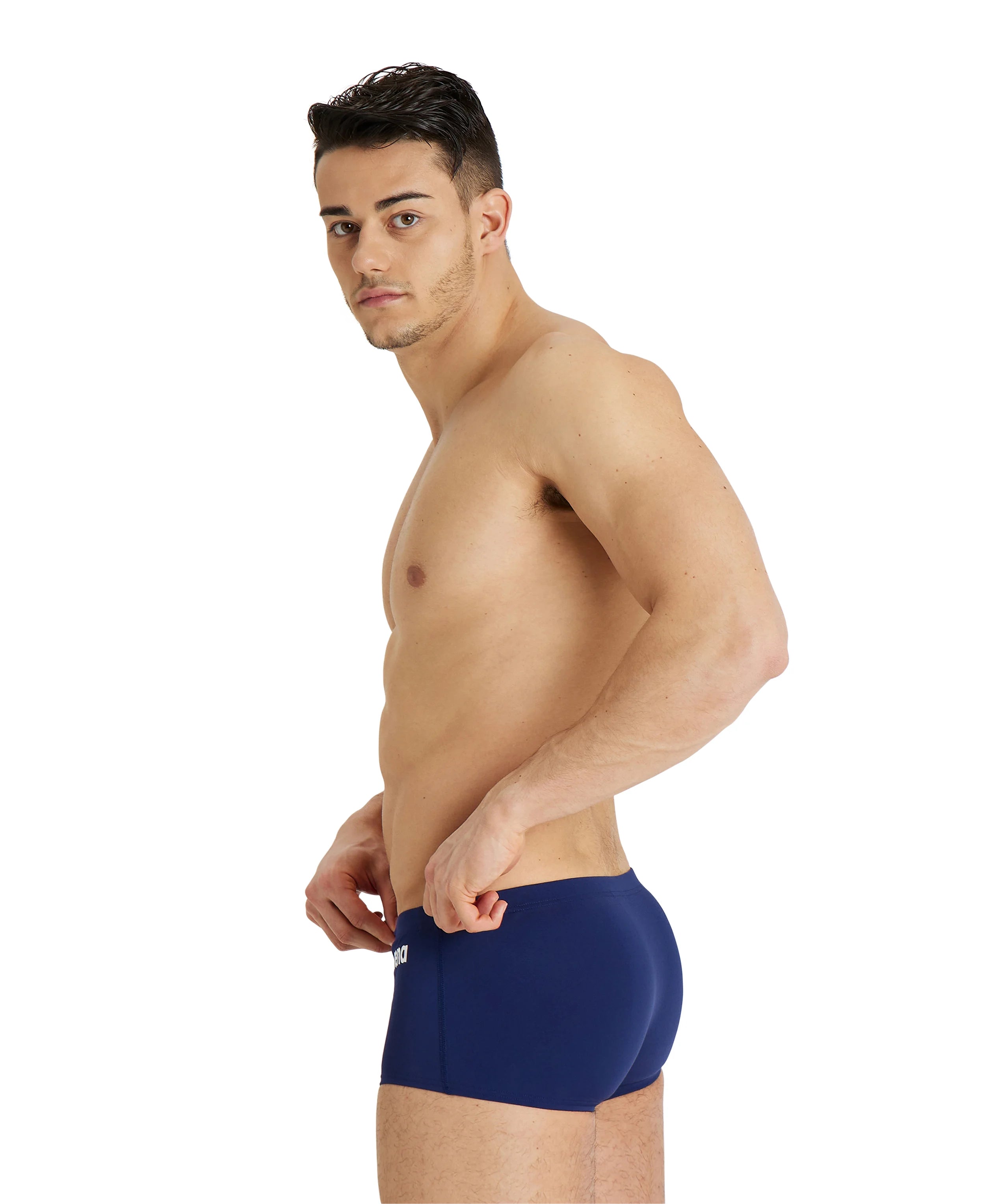 Arena Men Training Low Waist Swim Shorts Team Solid 17cm