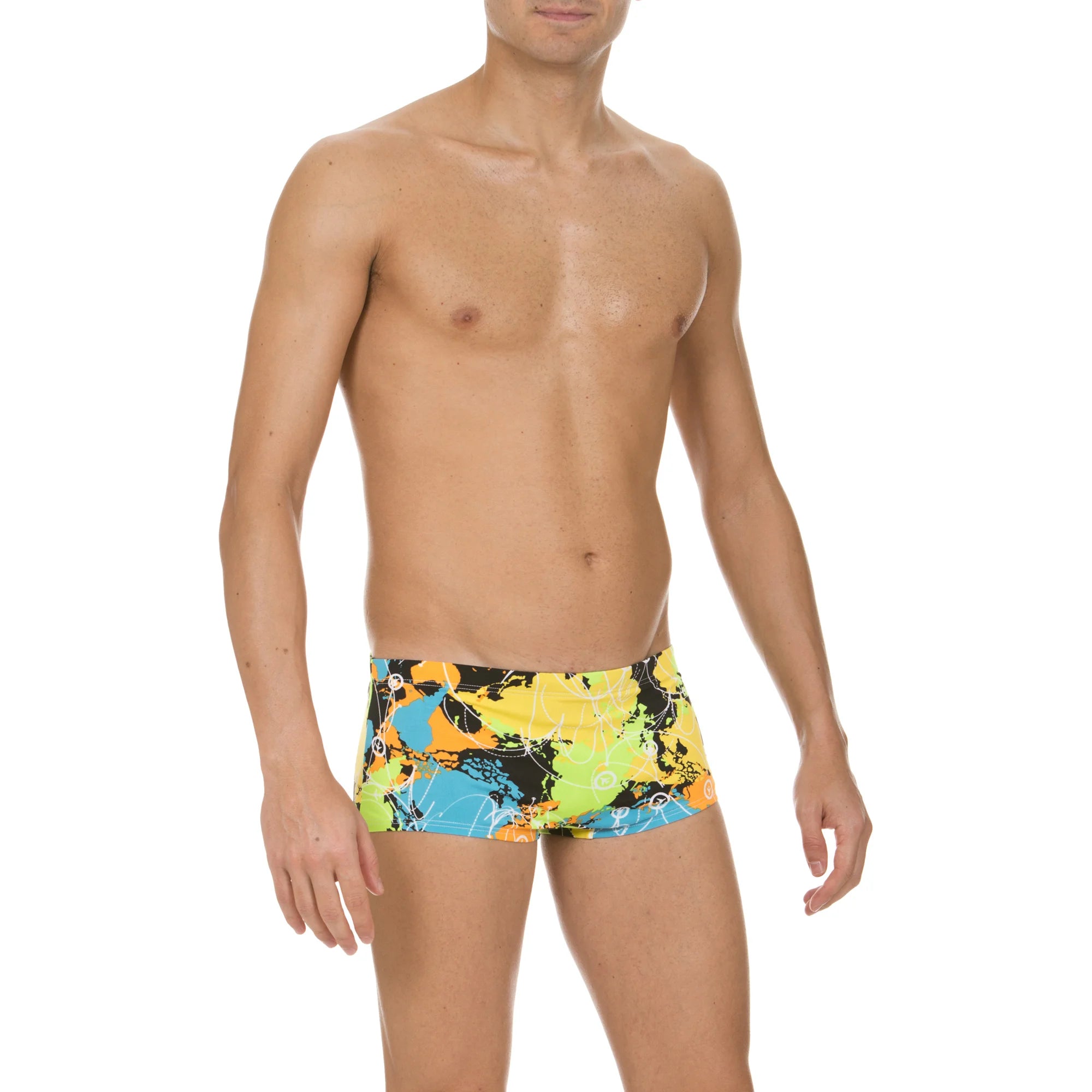 Arena Men Training Low Waist Swim Shorts Routes 17cm