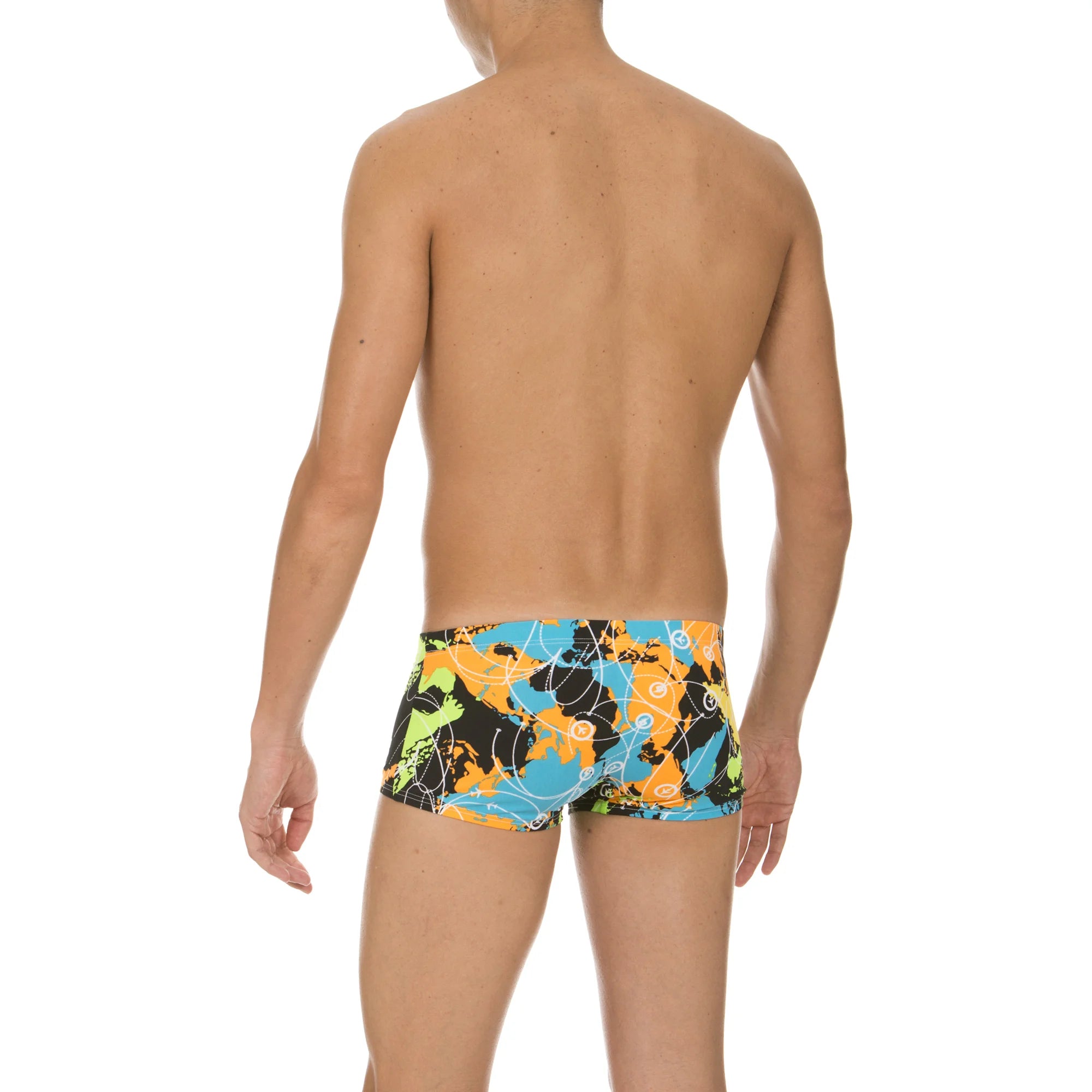 Arena Men Training Low Waist Swim Shorts Routes 17cm