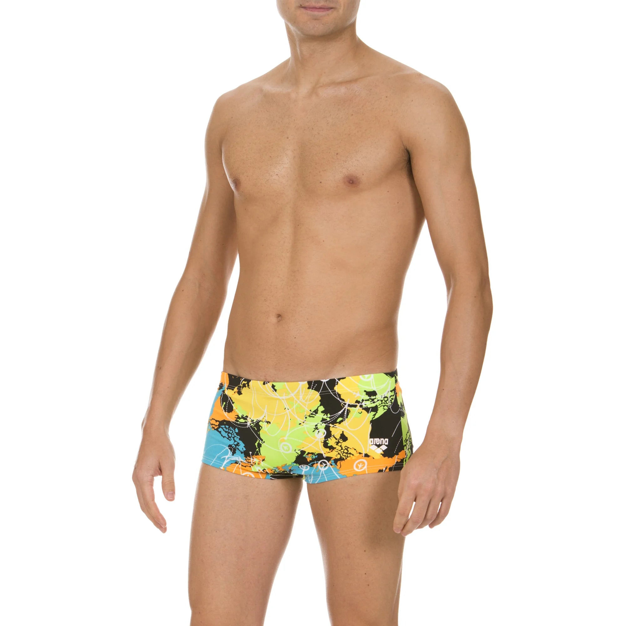 Arena Men Training Low Waist Swim Shorts Routes 17cm