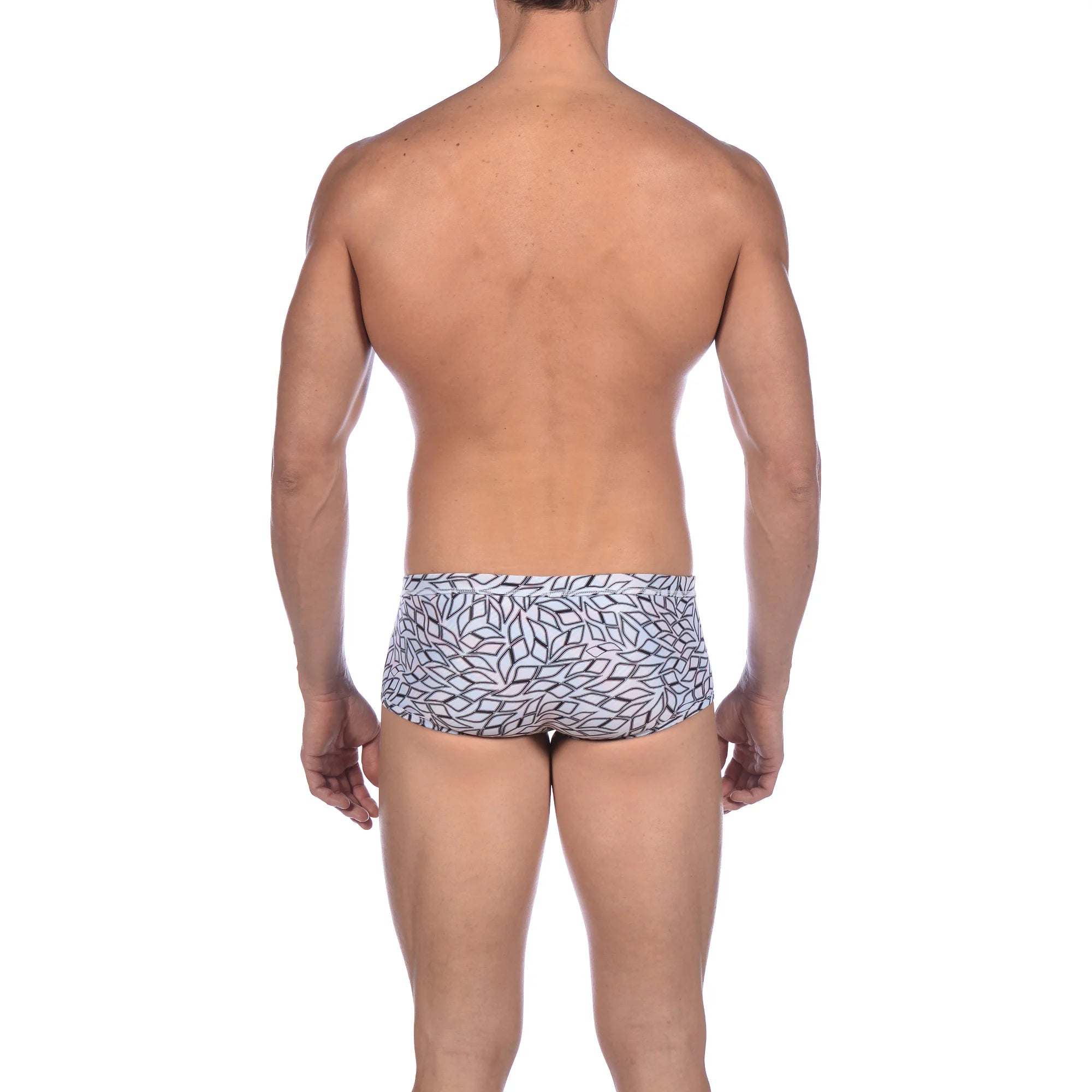 Arena Men Training Low Waist Swim Shorts Spirograph Reversible 17cm