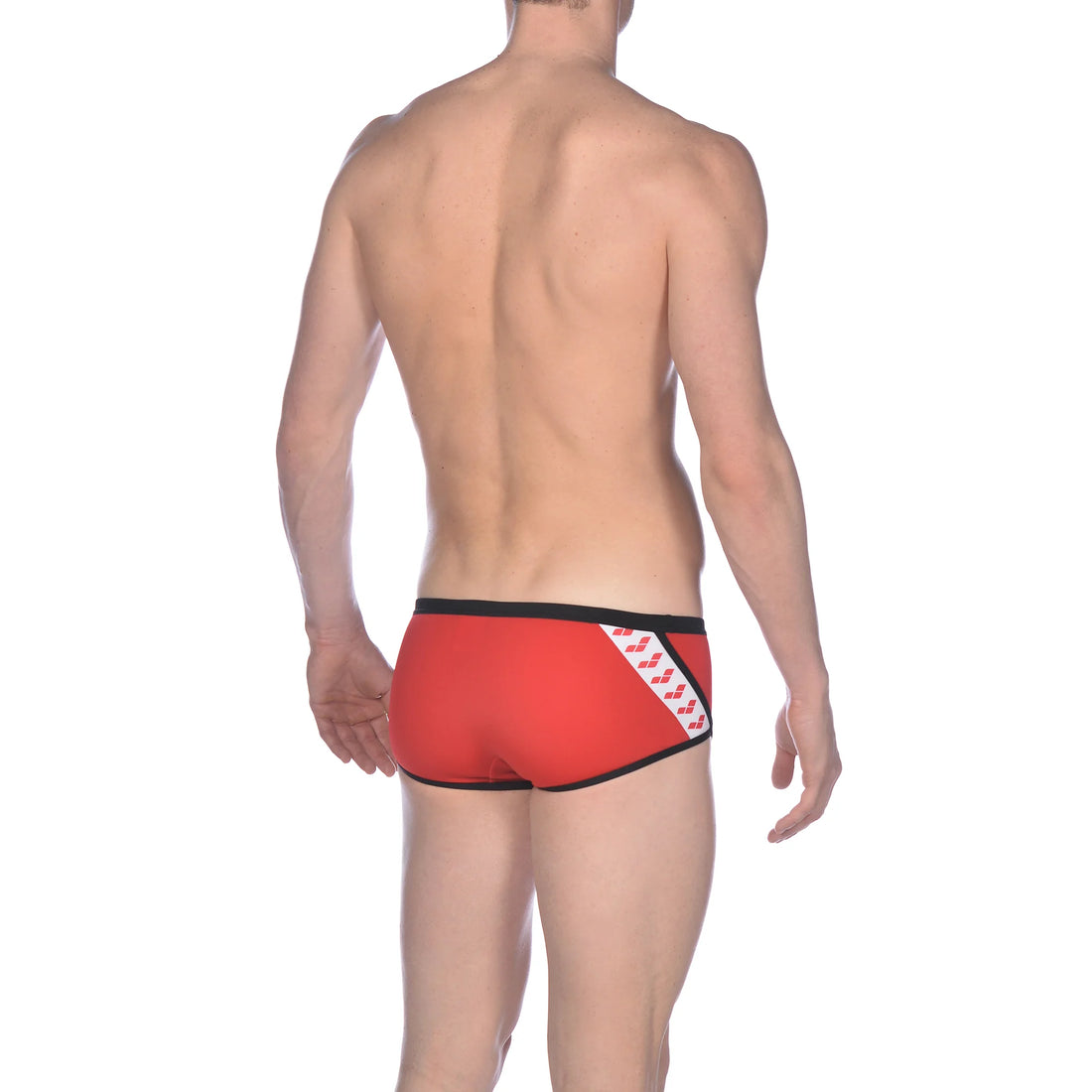 Arena Men Training Low Waist Swim Shorts Team Stripe 17cm