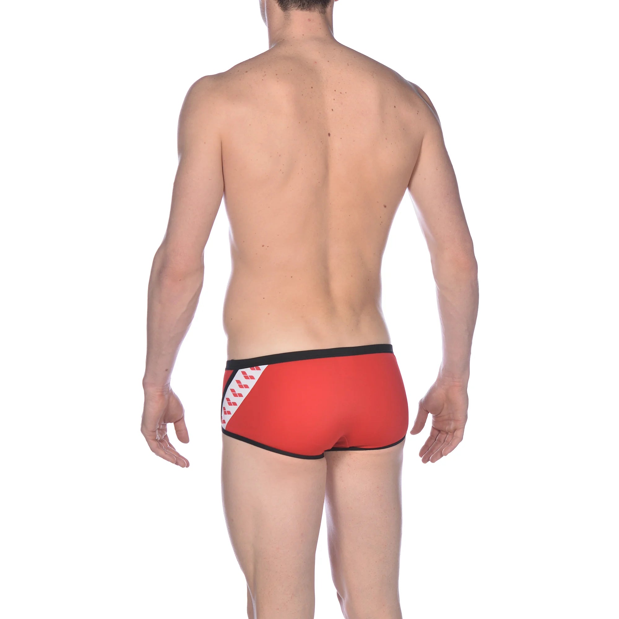 Arena Men Training Low Waist Swim Shorts Team Stripe 17cm