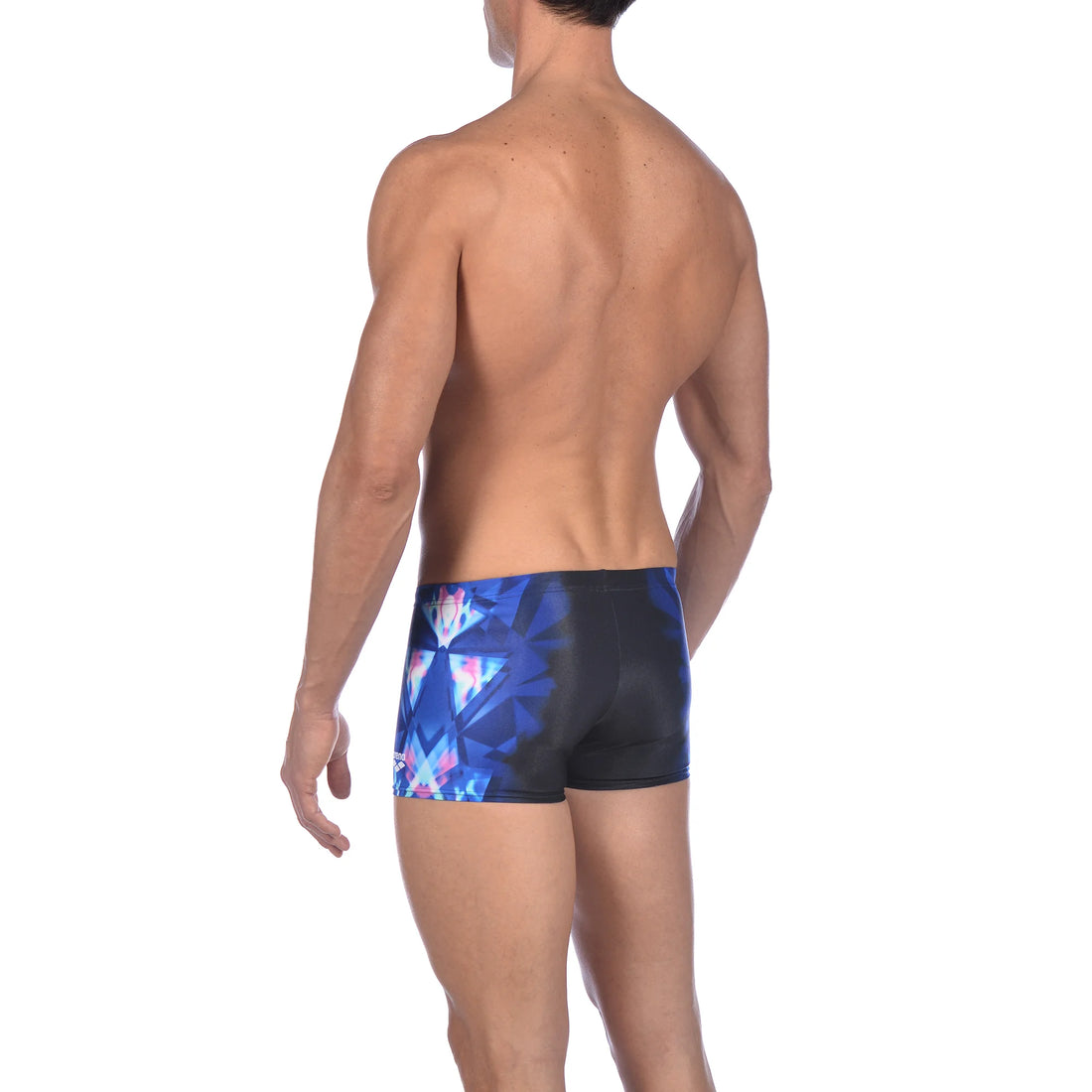 Arena Men Training Swimwear Lucky Star Black Blue Short Length 27cm Last Piece
