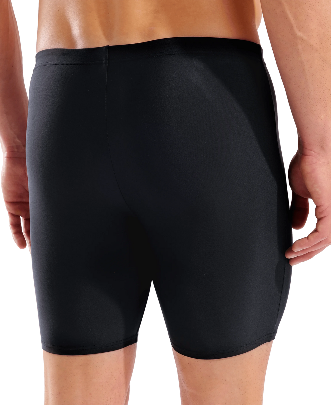 Arena Men Training Swim Mid Jammers Sketch Black Orange
