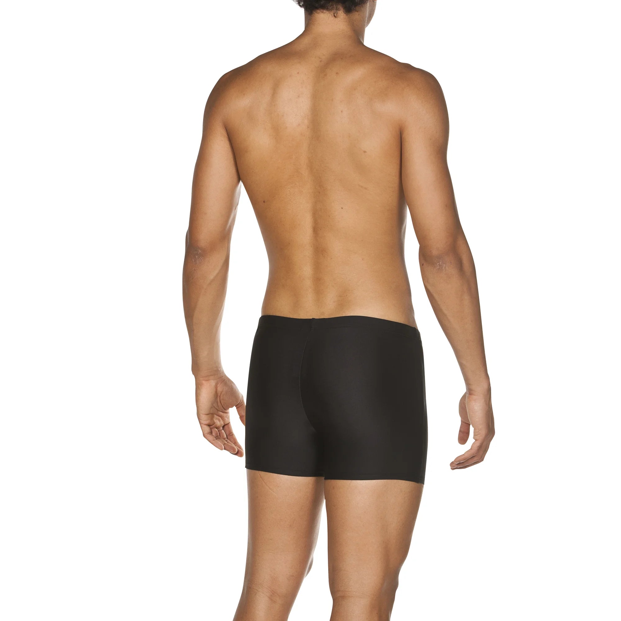 Arena Men Training Swim Shorts Baya Black Tangerine 27cm