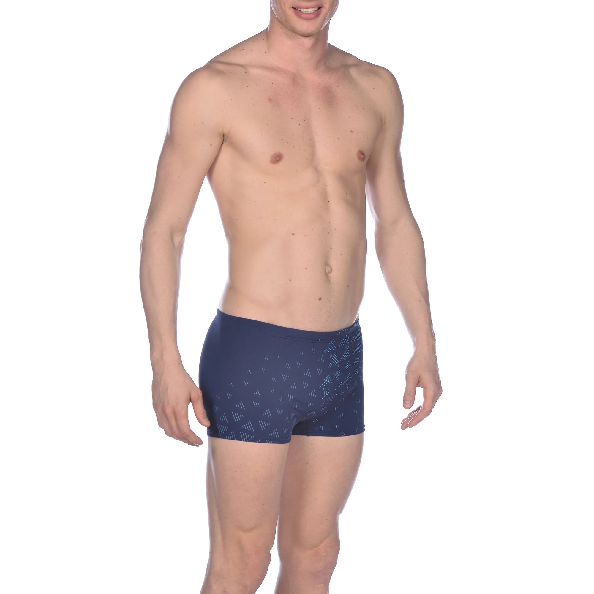 Arena Men Training Swim Shorts Marena One Tunnel Vision Navy Turquoise 27cm