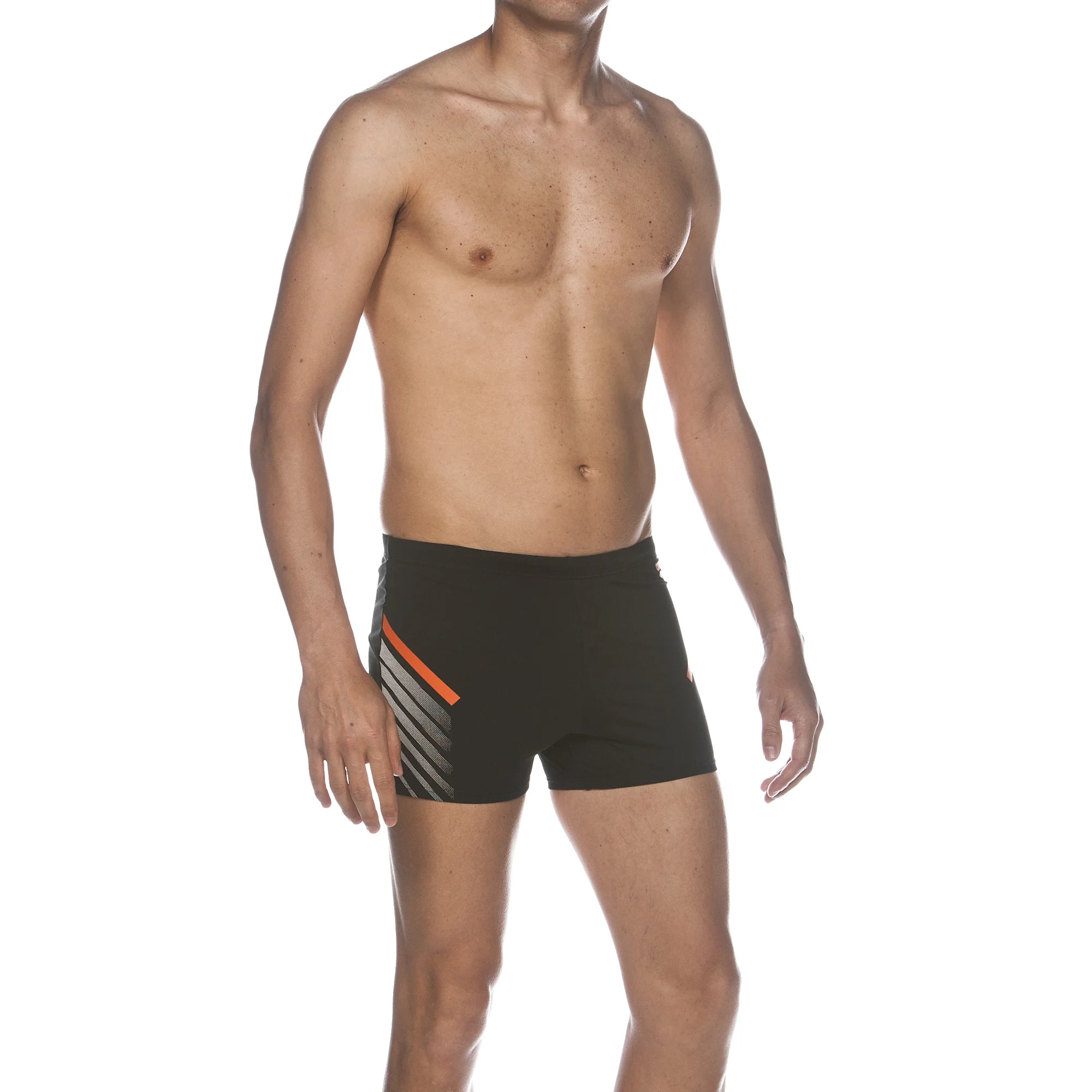 Arena Men Training Swim Shorts Myre Black Mango 27cm
