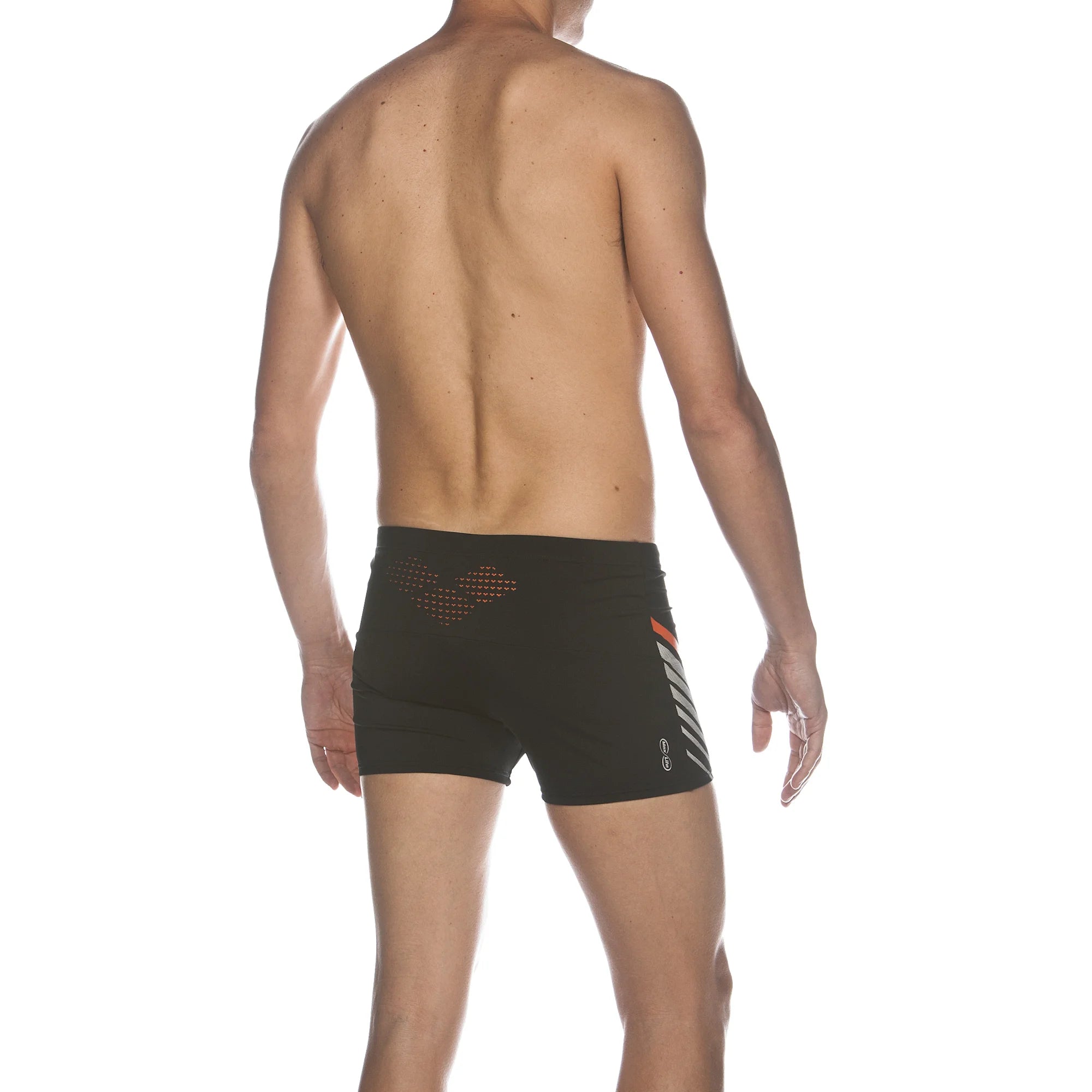Arena Men Training Swim Shorts Myre Black Mango 27cm