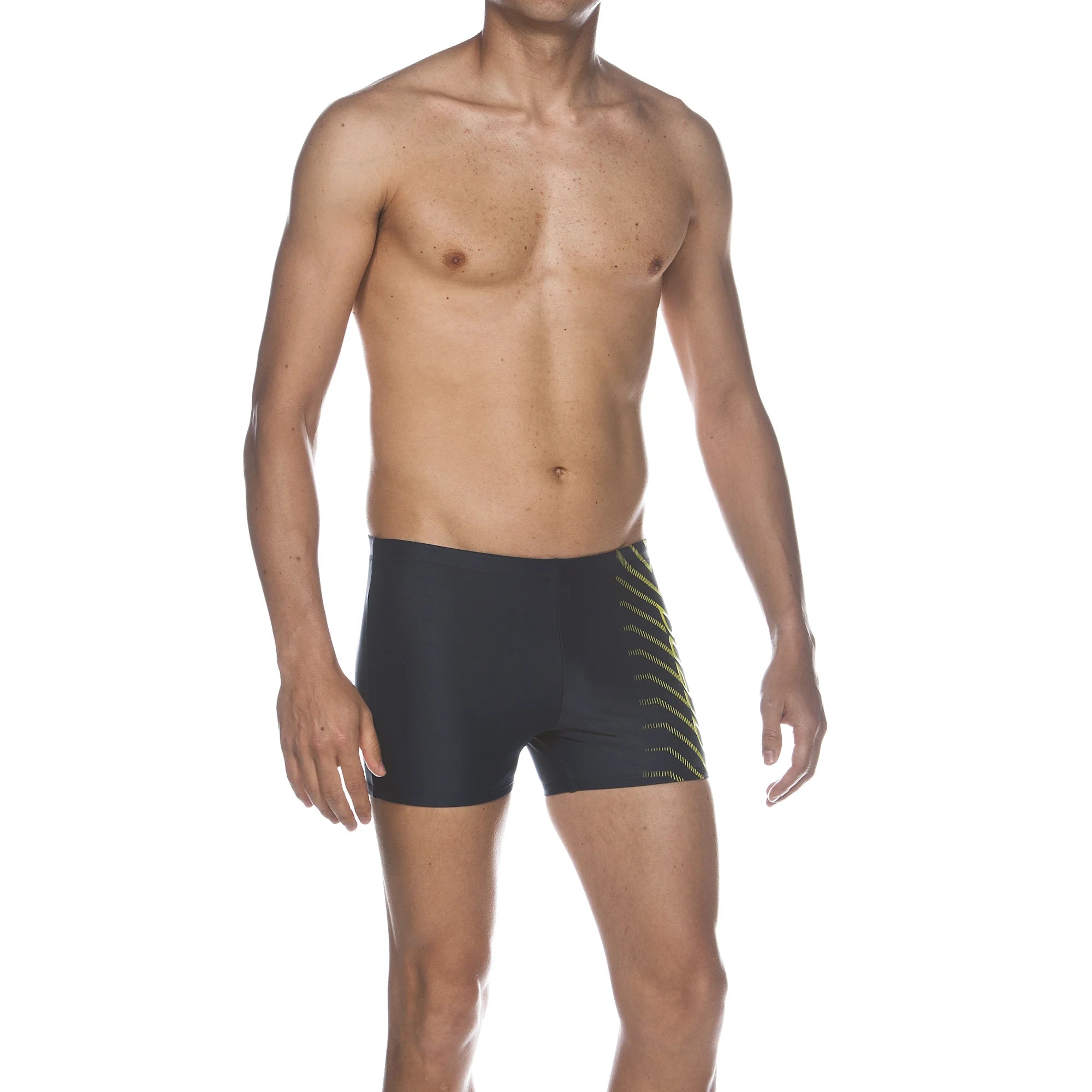 Arena Men Training Swim Shorts Osterland Navy Soft Green 27cm