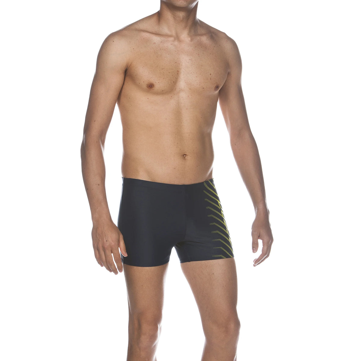 Arena Men Training Swim Shorts Osterland Navy Soft Green 27cm