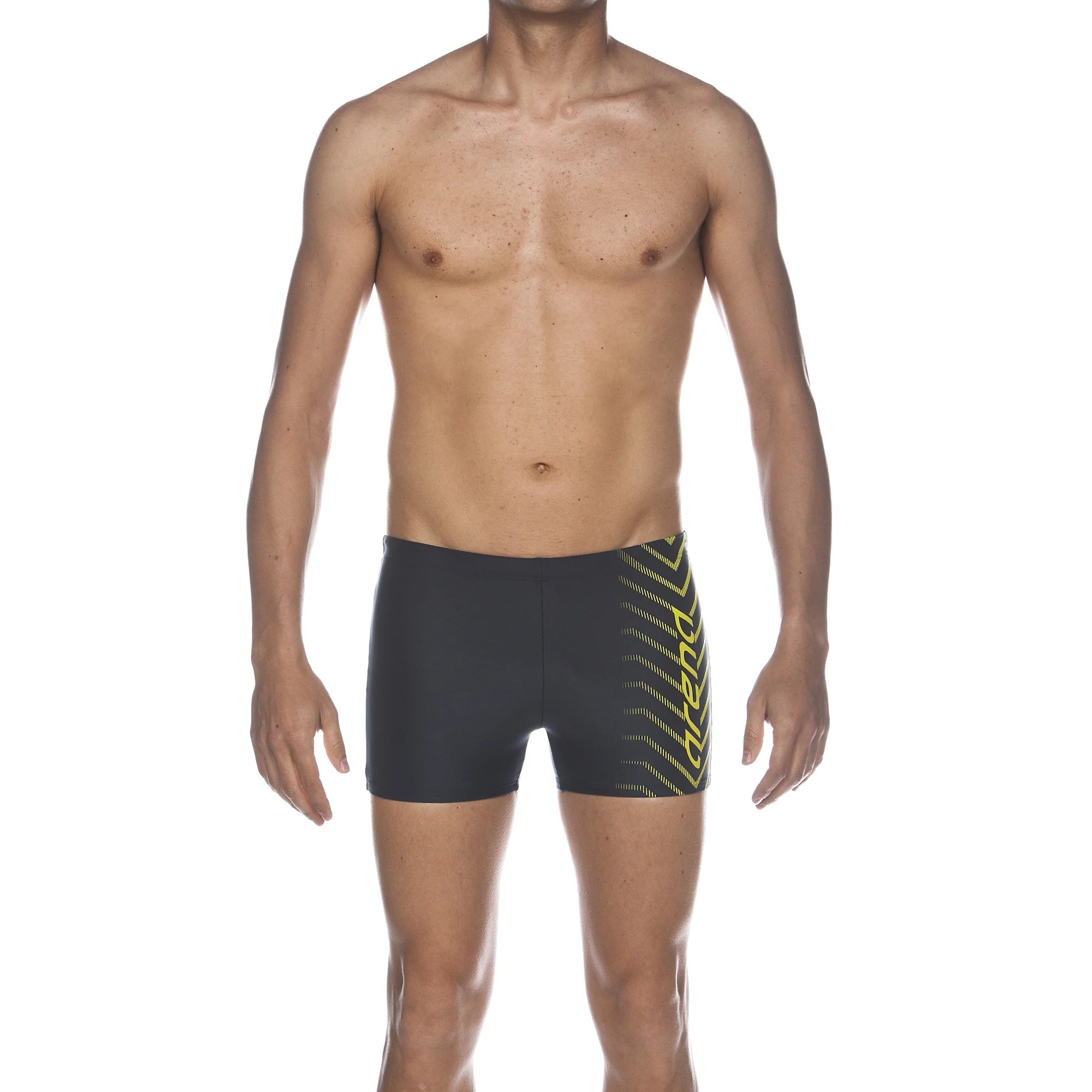 Arena Men Training Swim Shorts Osterland Navy Soft Green 27cm