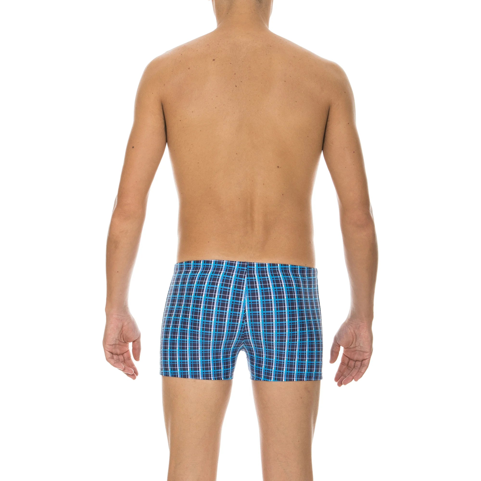 Arena Men Training Swim Shorts Printed Check 23cm