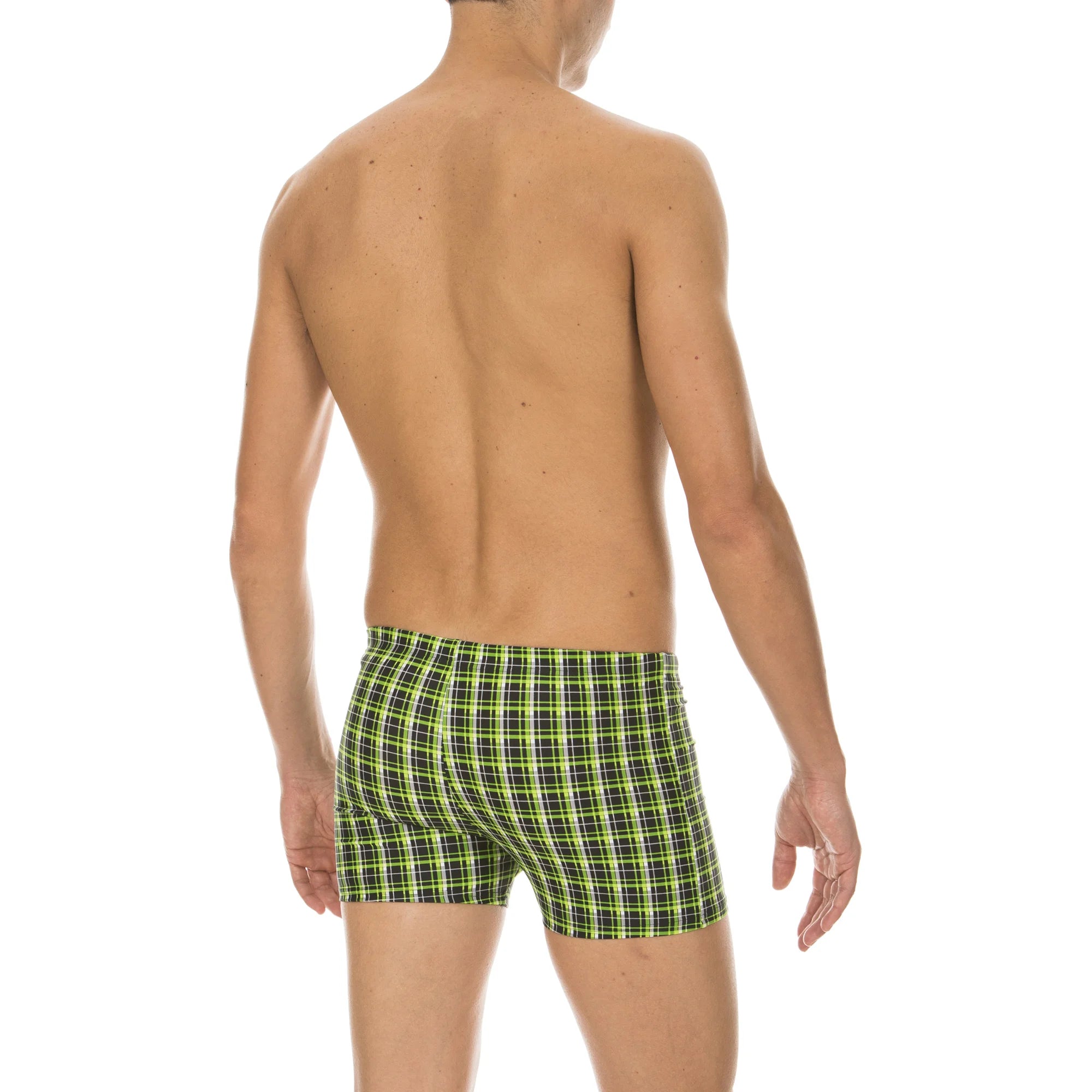 Arena Men Training Swim Shorts Printed Check 23cm