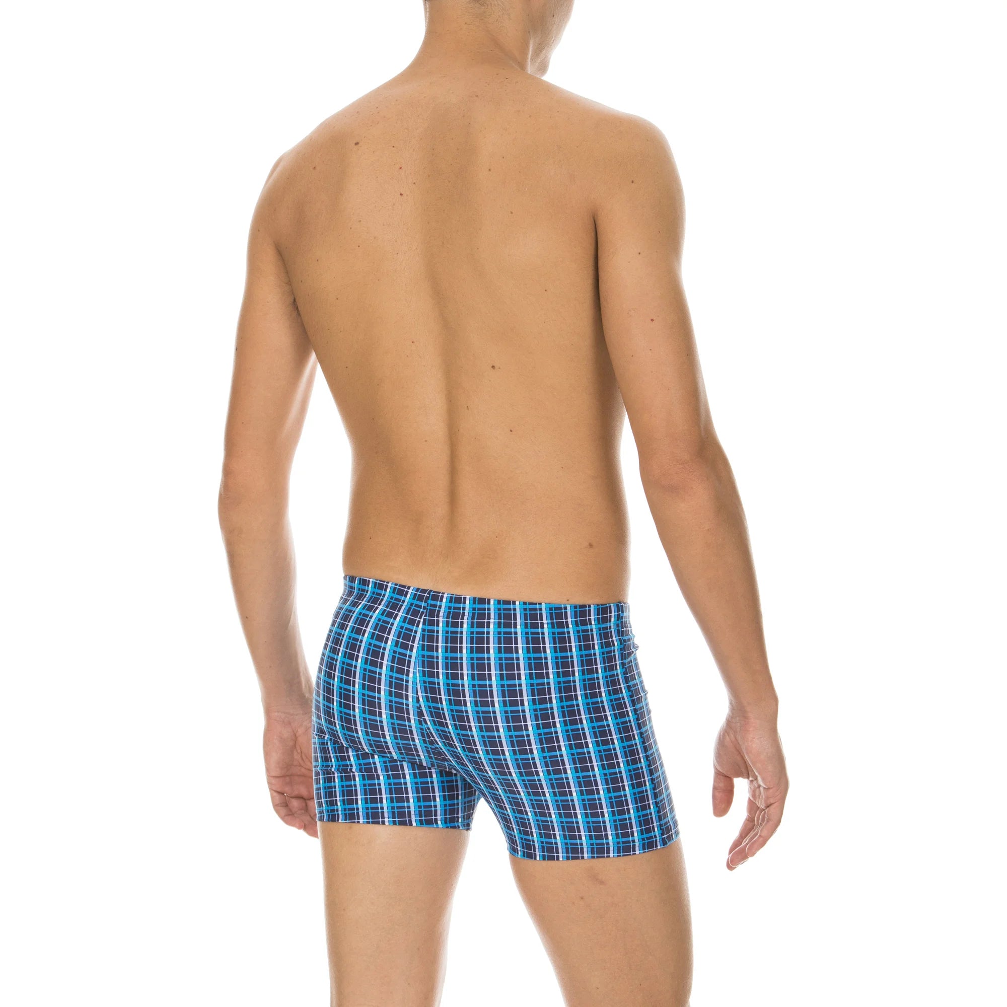 Arena Men Training Swim Shorts Printed Check 23cm