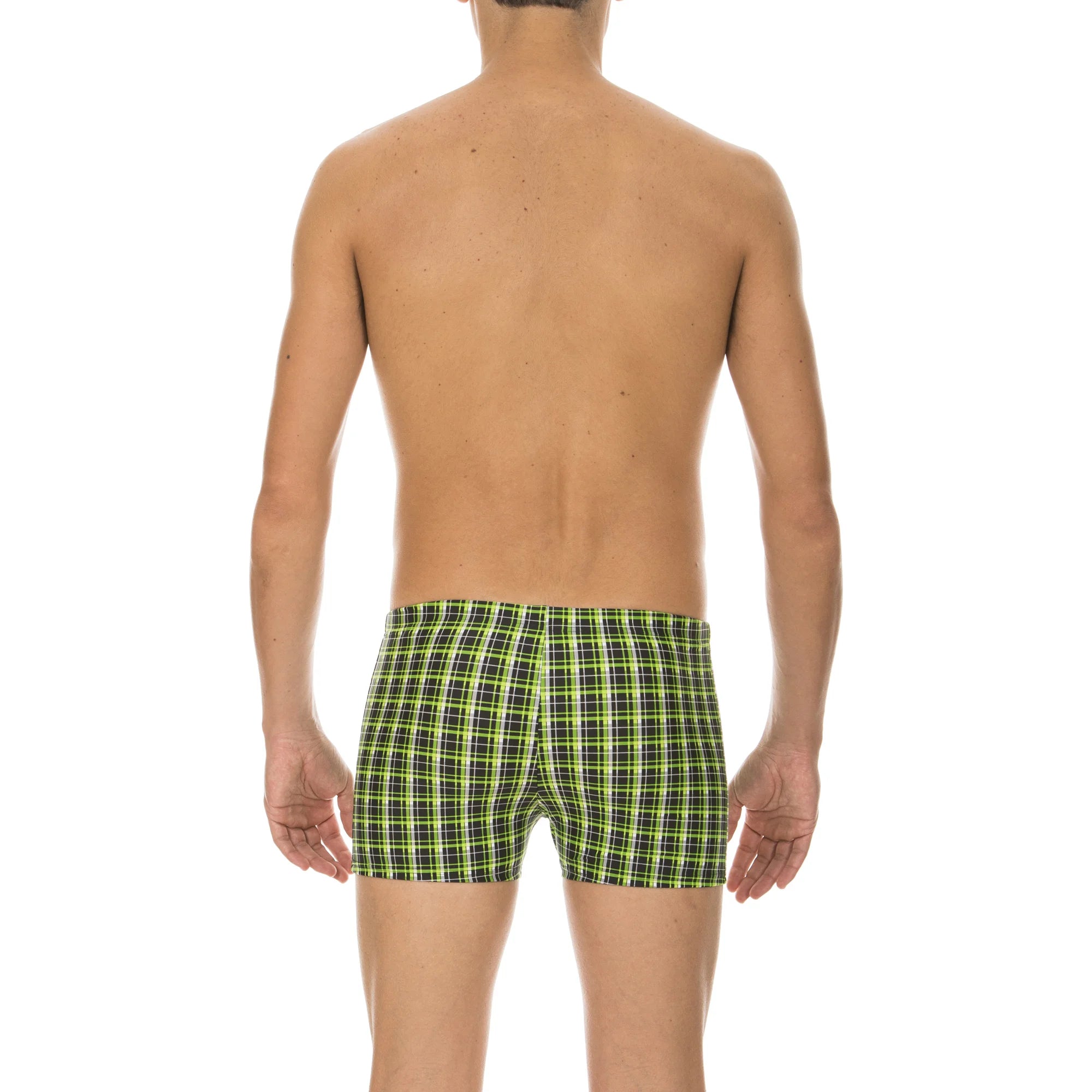 Arena Men Training Swim Shorts Printed Check 23cm