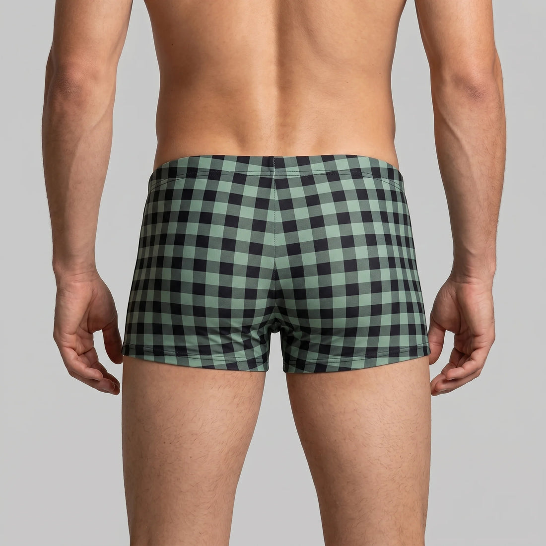 Arena Men Training Swimwear Short Small Checks Length 23cm Last Piece