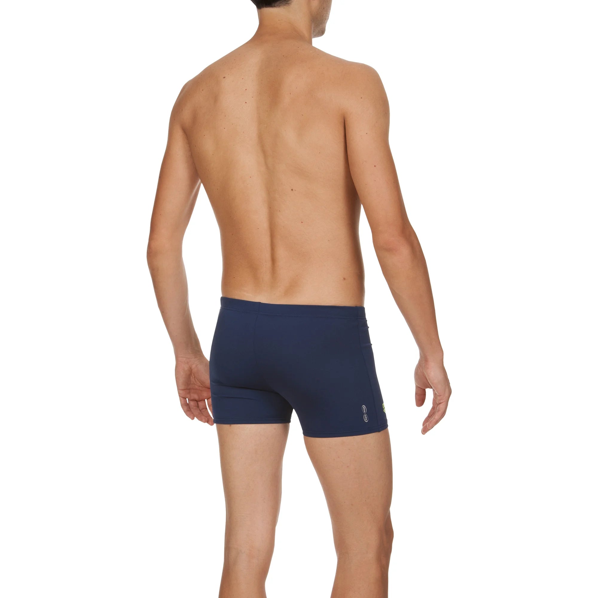 Arena Men Training Swim Shorts Team Navy Energy Green 27cm