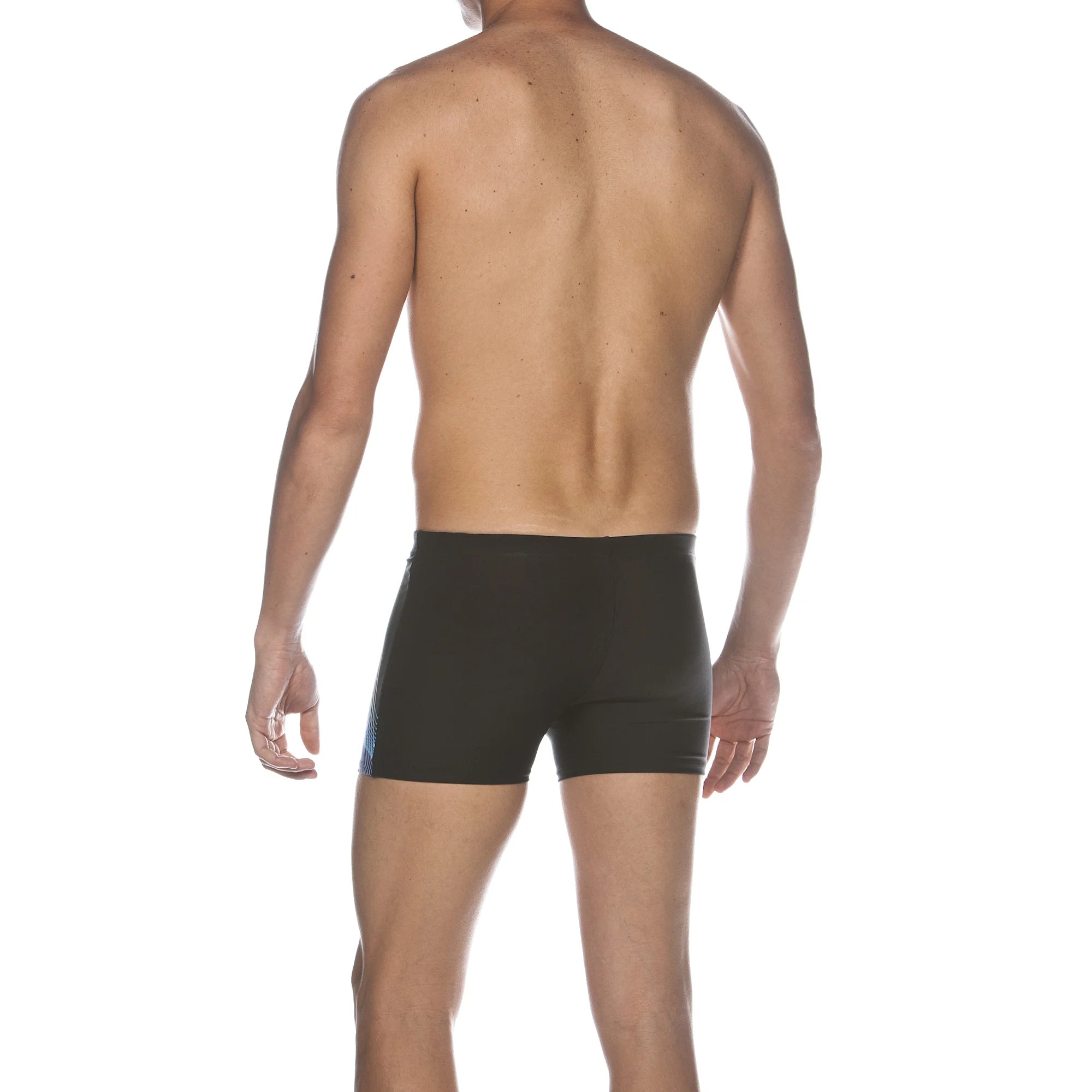 Arena Men Training Swim Shorts Viborg Black Tuqruoise 27cm