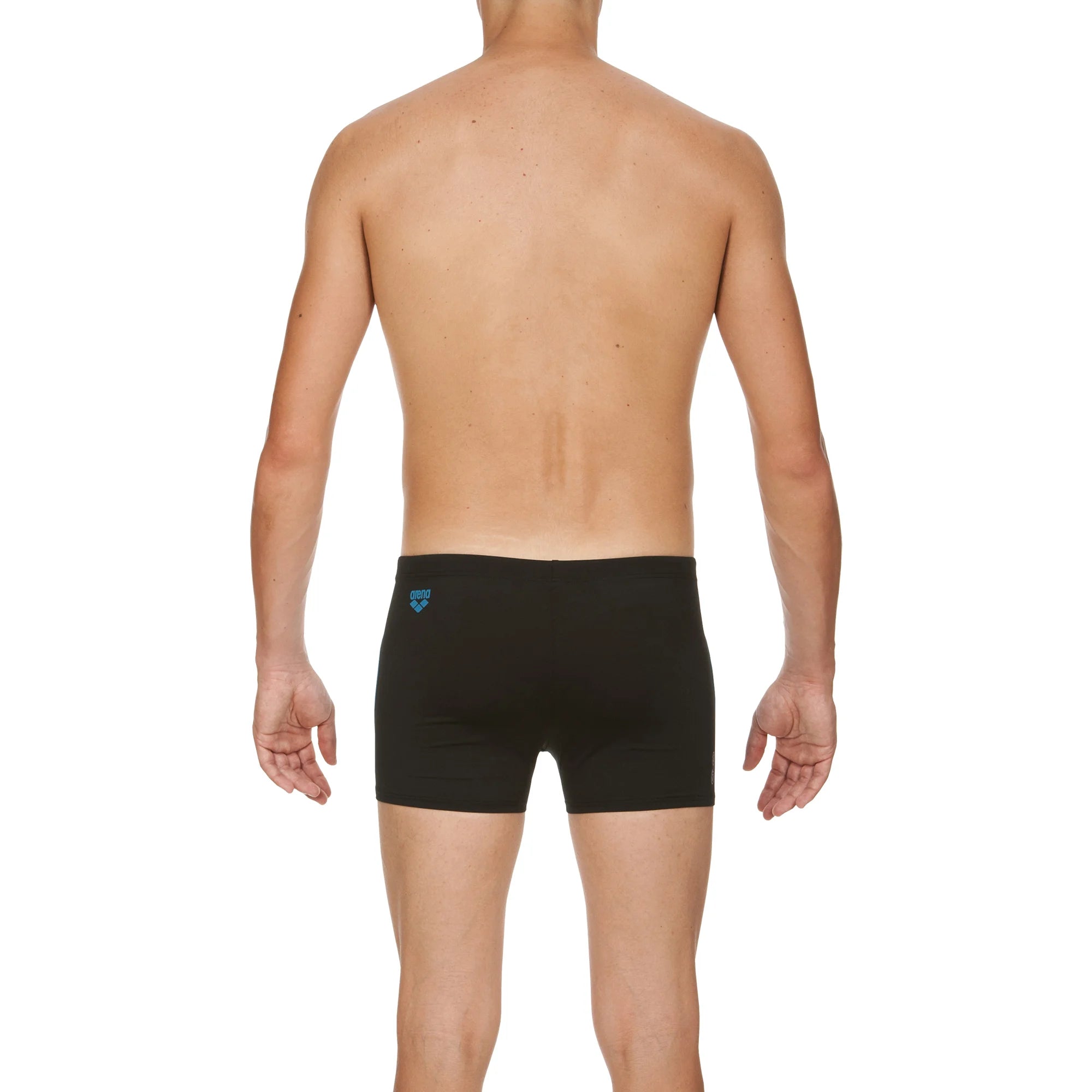Arena Men Training Swim Shorts Slice Black Curacao 27cm