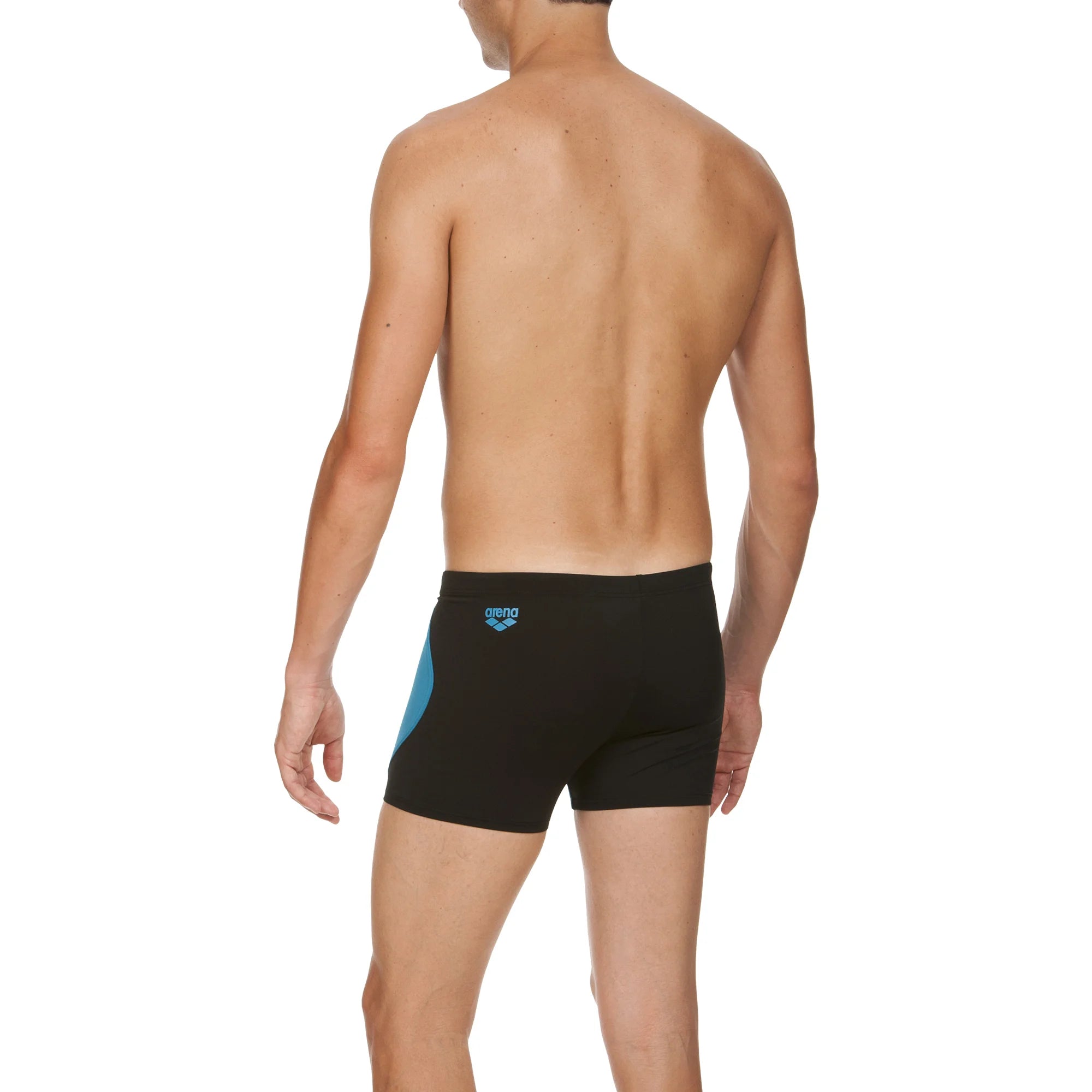 Arena Men Training Swim Shorts Slice Black Curacao 27cm
