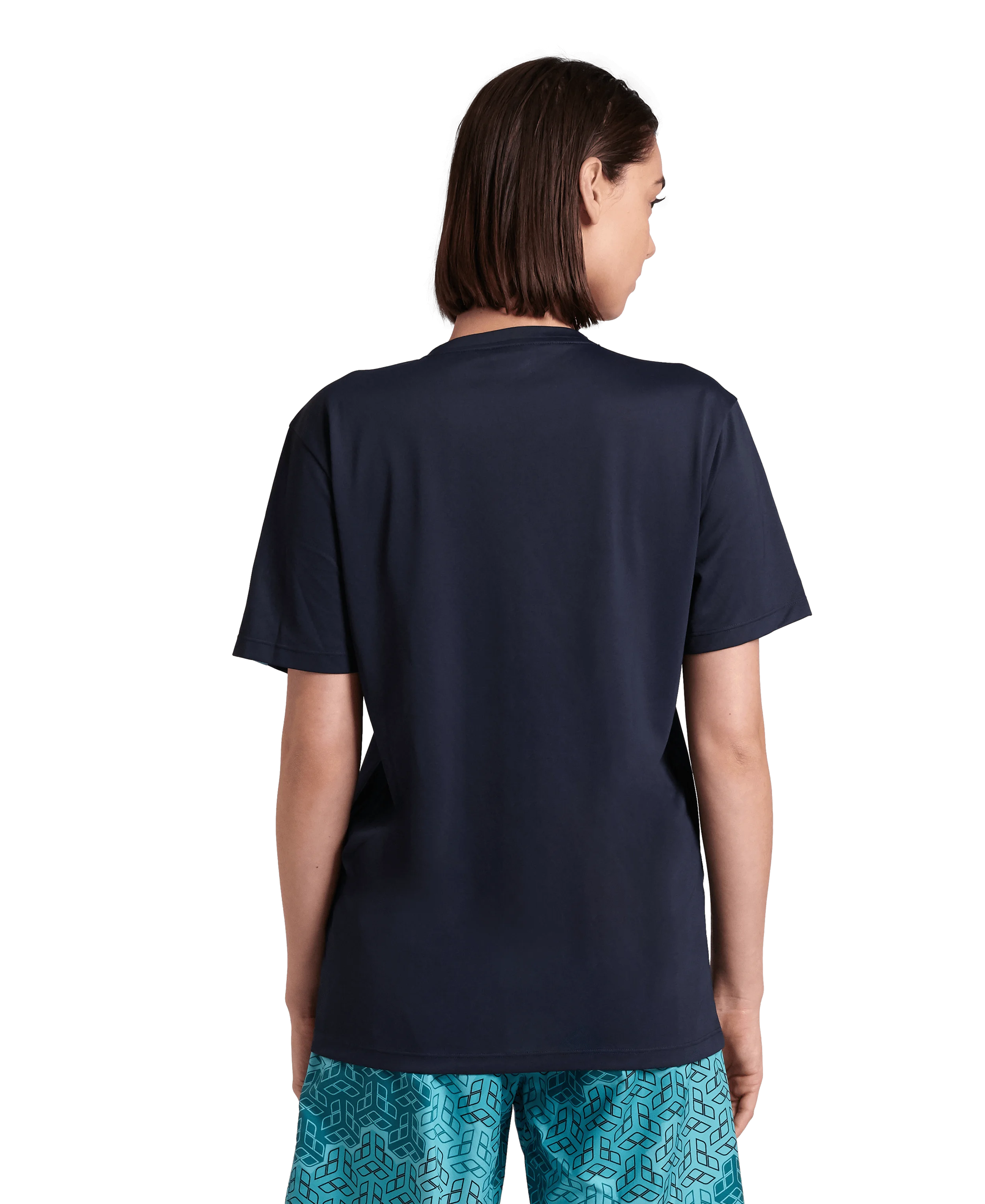 Arena Unisex T-shirt Logo Navy MaxDry Eco Made With 50% Recycled Polyester