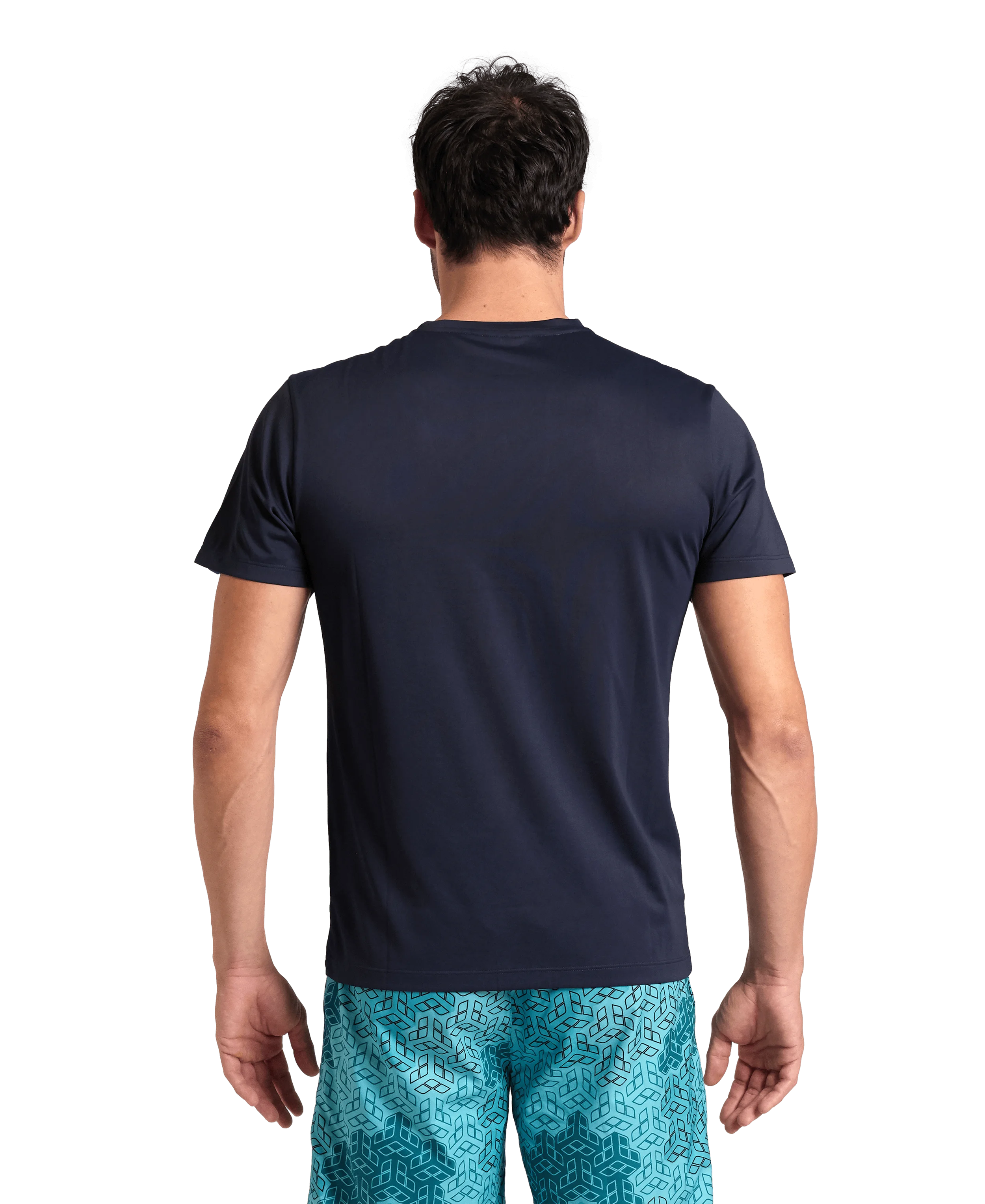 Arena Unisex T-shirt Logo Navy MaxDry Eco Made With 50% Recycled Polyester