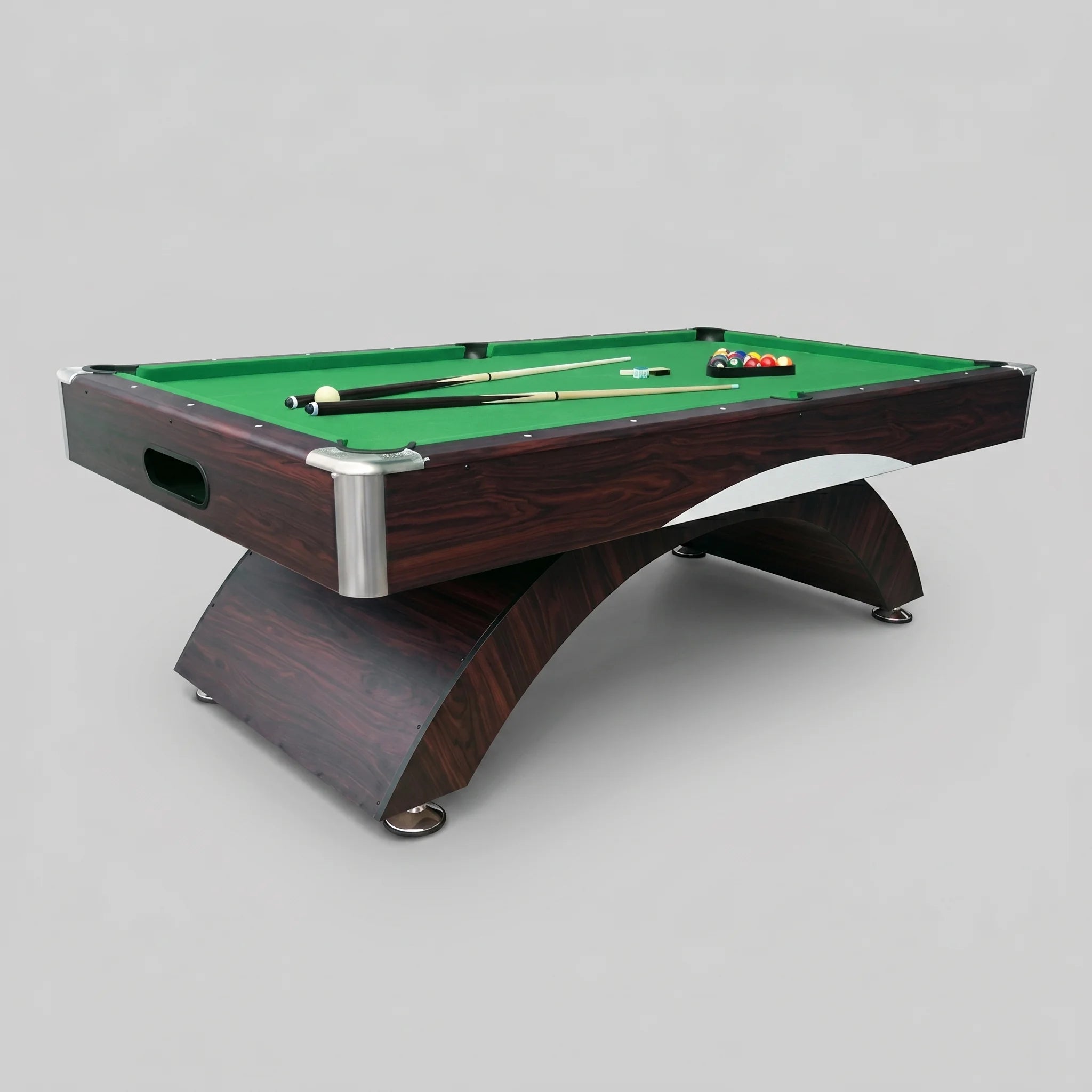 Billiard 8 Ball Pool Table Rainbow 8ft Mdf Wood Surface
