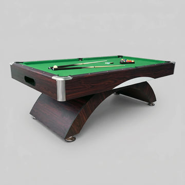 Billiard 8 Ball Pool Table Rainbow 8ft Mdf Wood Surface