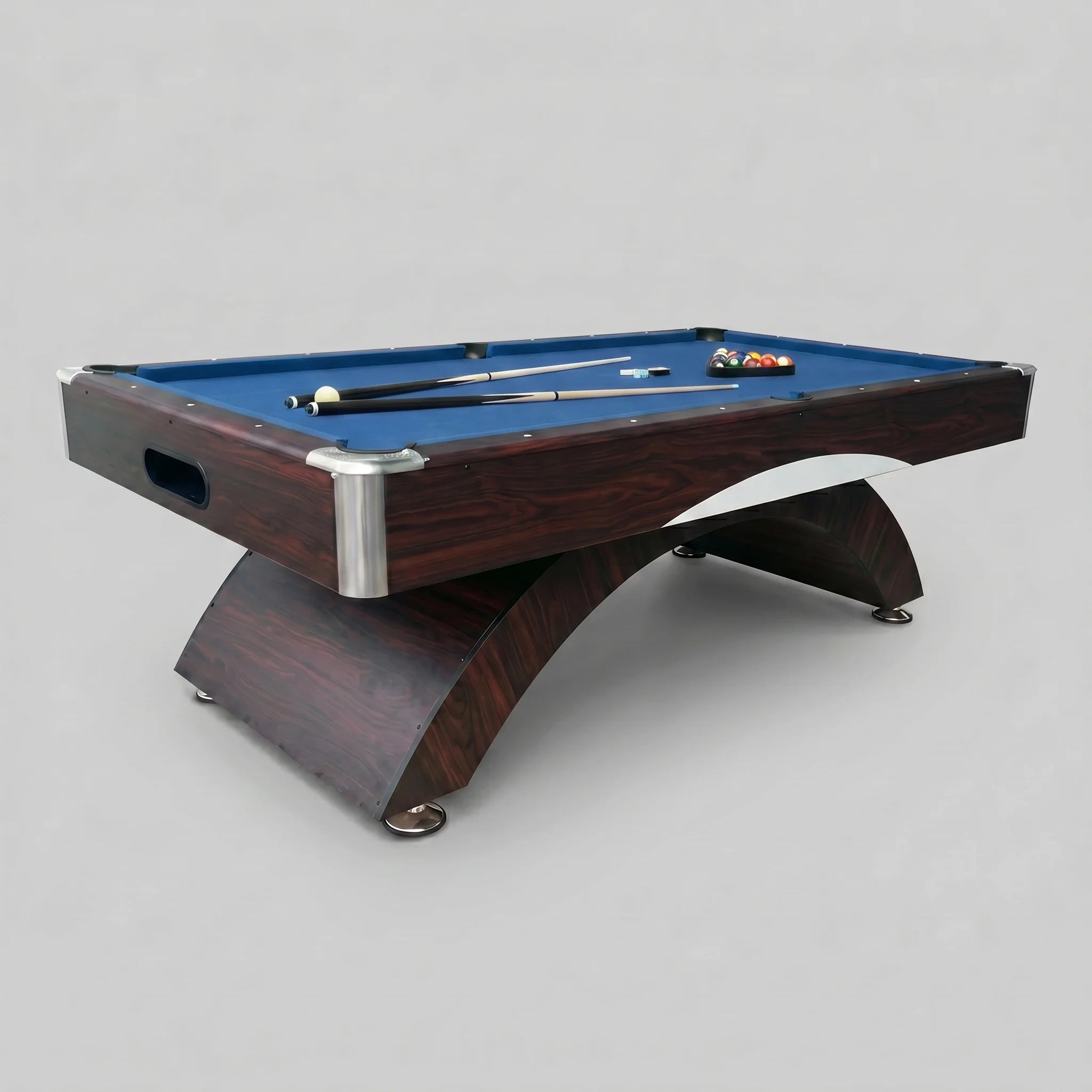 Billiard 8 Ball Pool Table Rainbow 8ft Mdf Wood Surface