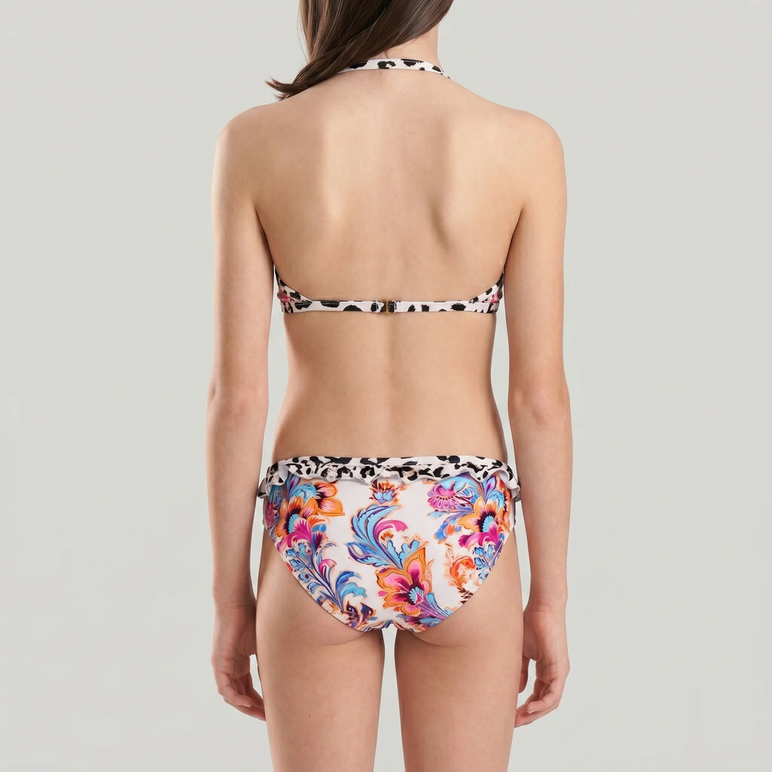 Blu4u Girls Beachwear Two Piece Set Printed Floral Escape