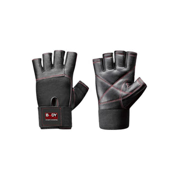 Bodysculpture Leather Weight Lifting Gloves