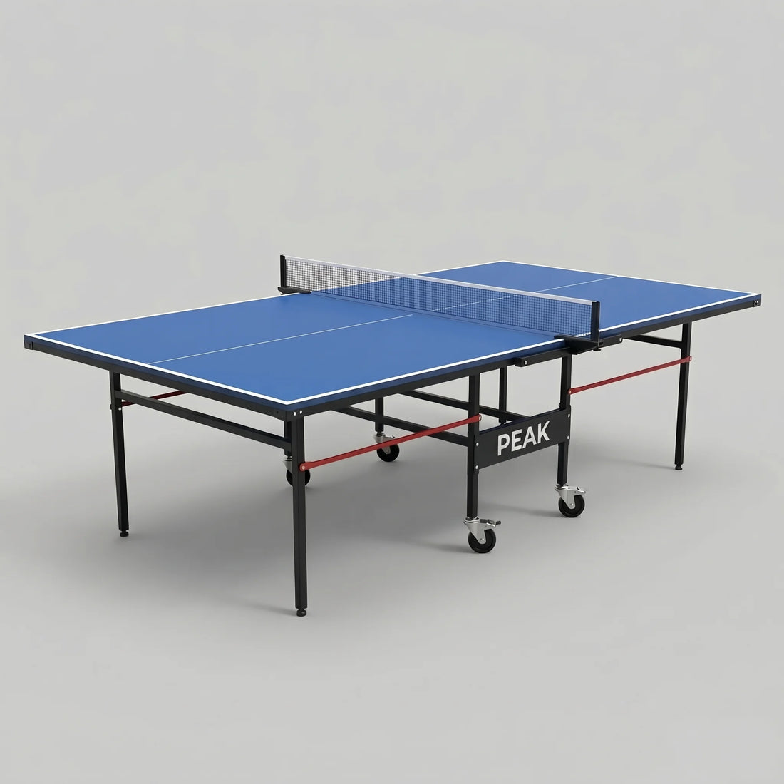 Chiodi Indoor Table Tennis Ping Pong 12MM Thick Wood With 3 Inches Wheels + FREE Set Of Rackets