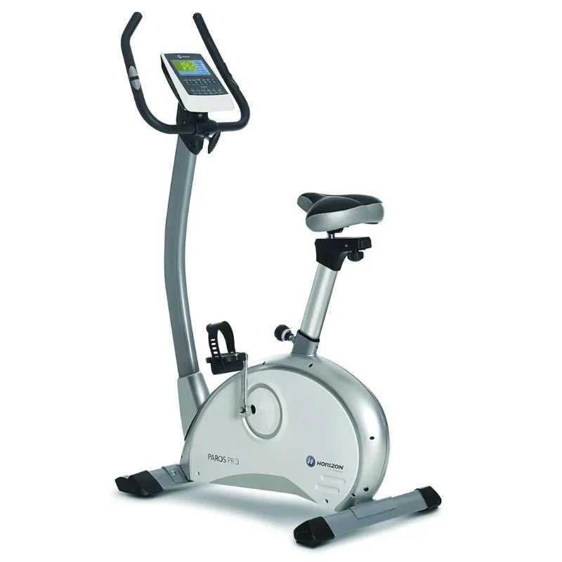 Horizon Fitness Paros Pro Electro Magnetic Upright Exercise Stationary Bike