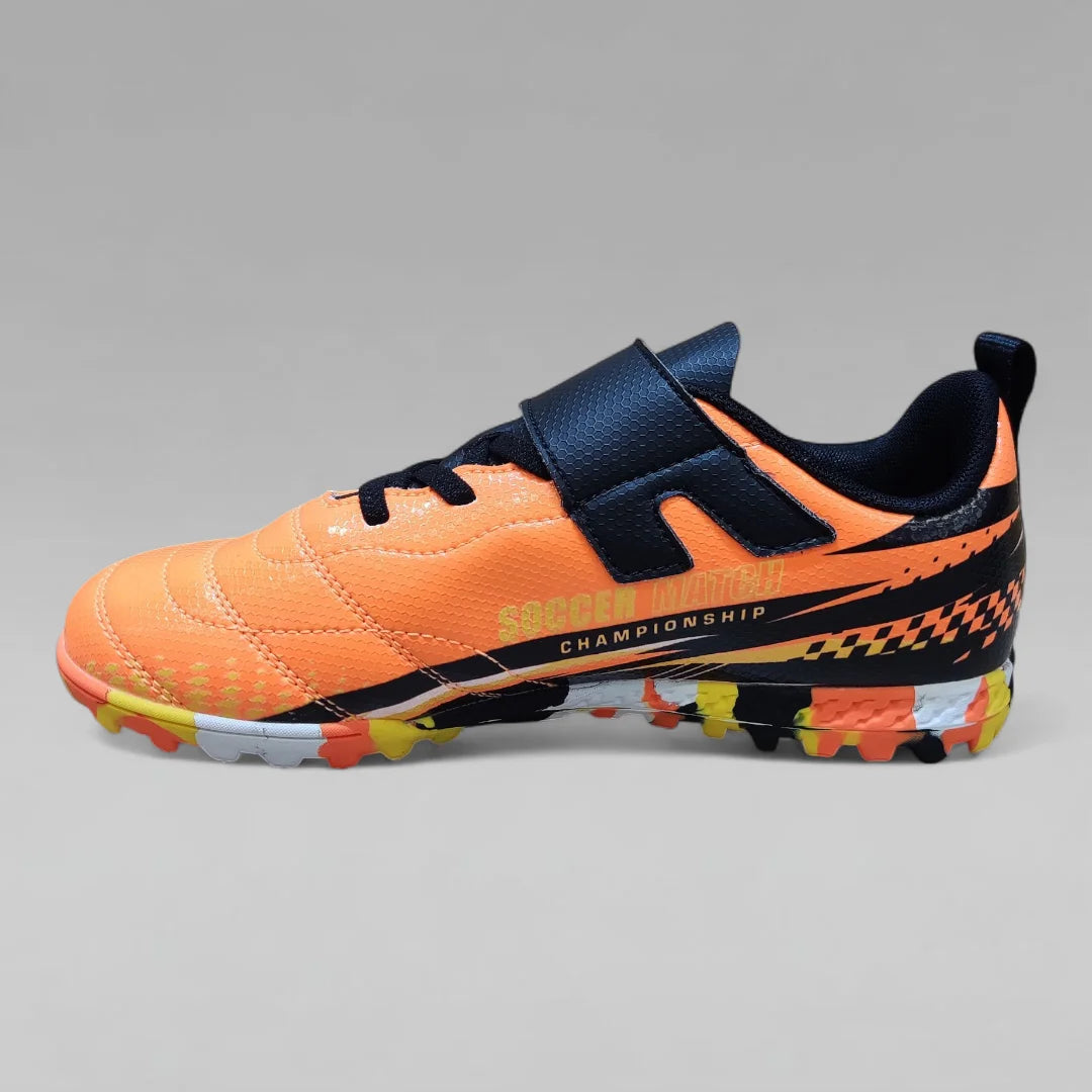 Peak Kids Hurricane Turf Velcro Soccer Shoes