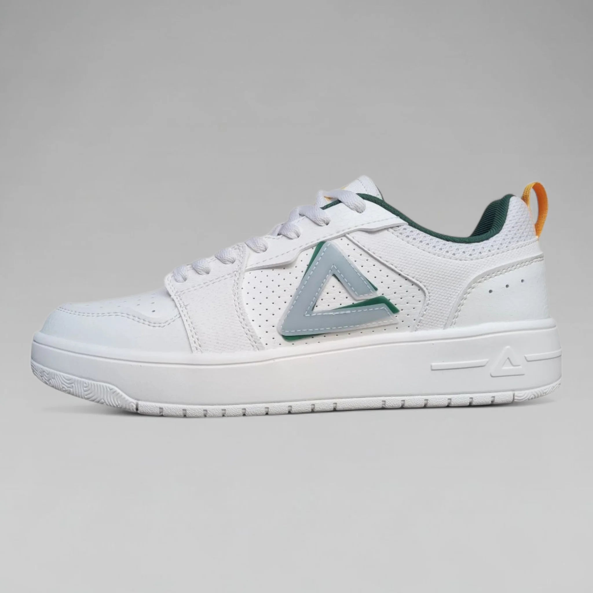 Peak Men Taichi T-Street Fashion Culture Classic Casual Shoes White Dk.Green