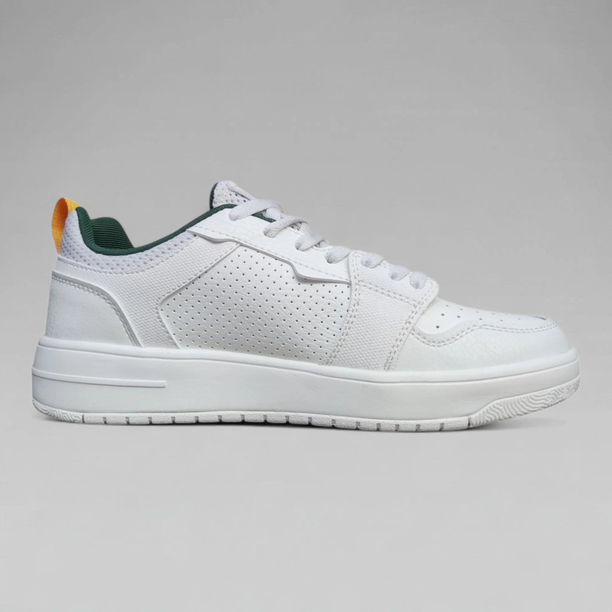 Peak Men Taichi T-Street Fashion Culture Classic Casual Shoes White Dk.Green