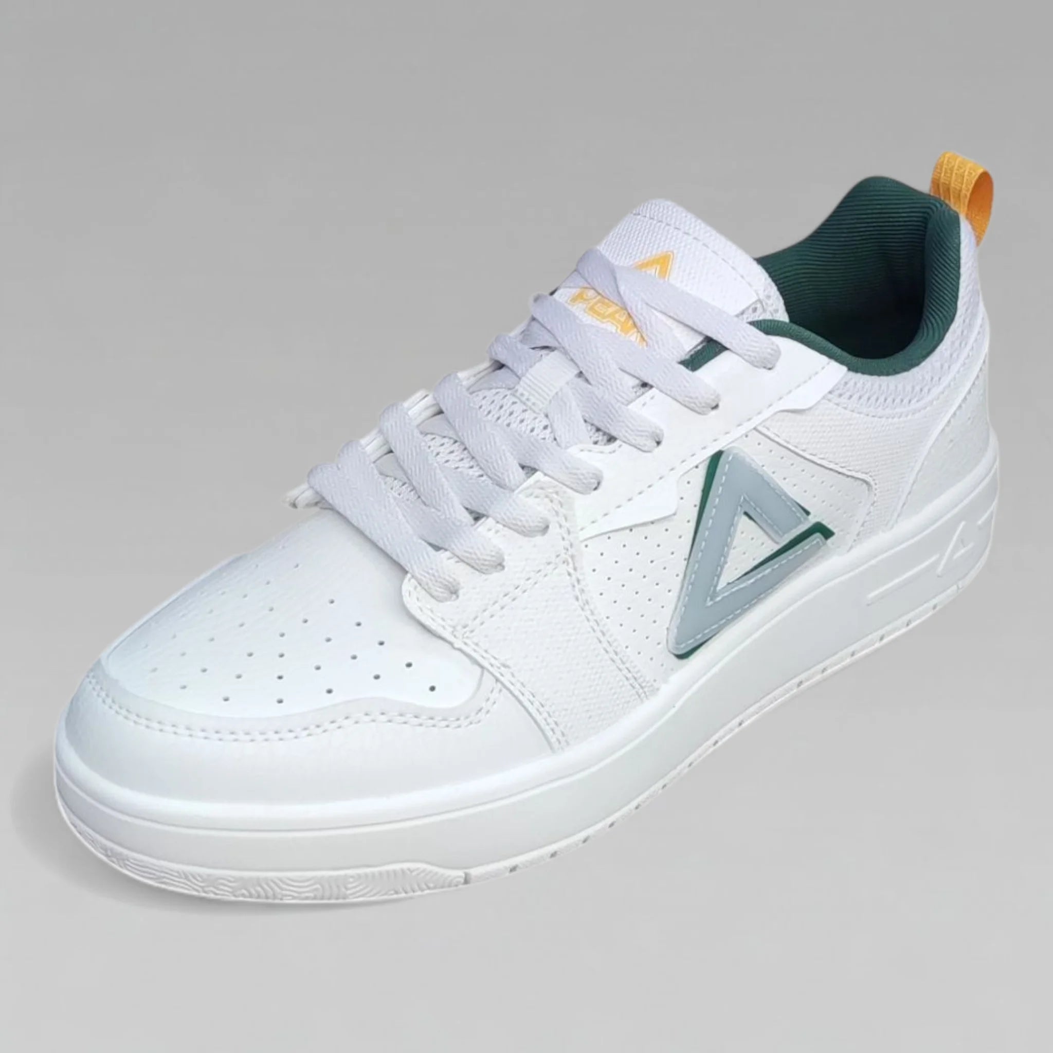 Peak Men Taichi T-Street Fashion Culture Classic Casual Shoes White Dk.Green