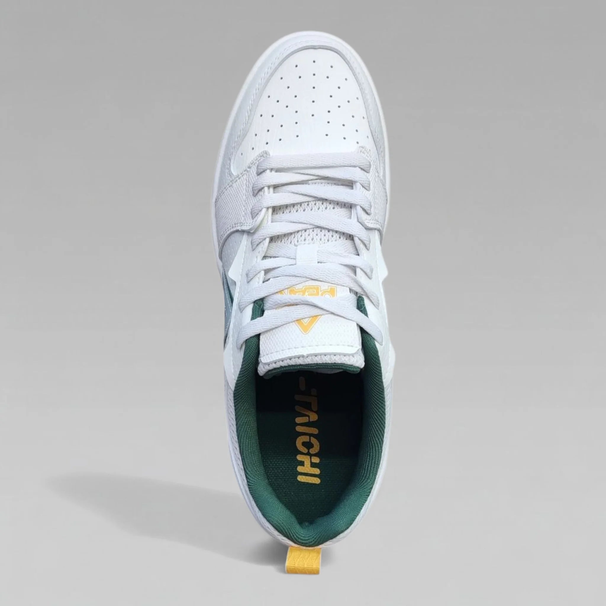 Peak Men Taichi T-Street Fashion Culture Classic Casual Shoes White Dk.Green