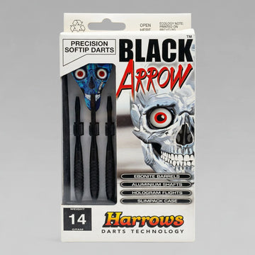 Harrows Soft Tip Darts Black Arrow