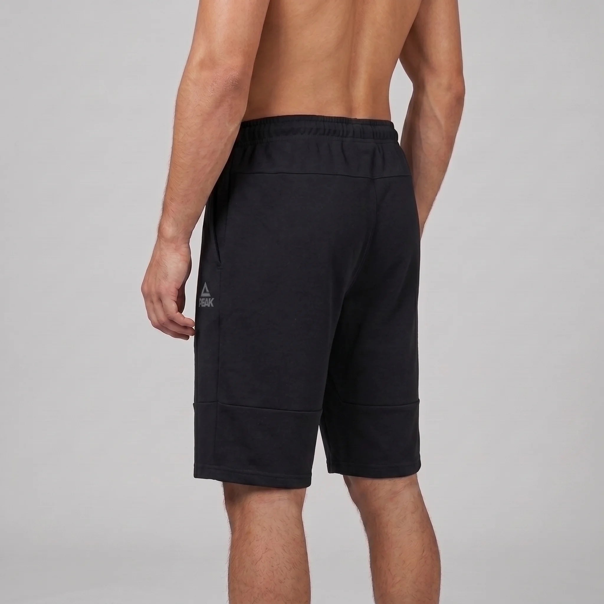 Peak Men Shorts Cotton Knitted With Thermo Zip Up Pocket