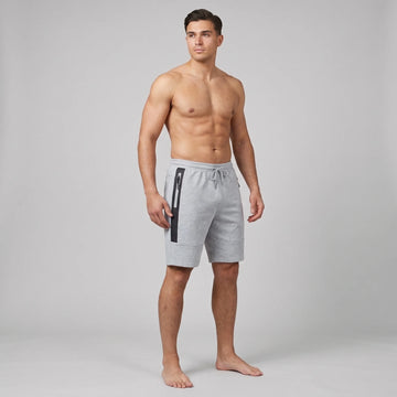 Peak Men Shorts Cotton Knitted With Thermo Zip Up Pocket
