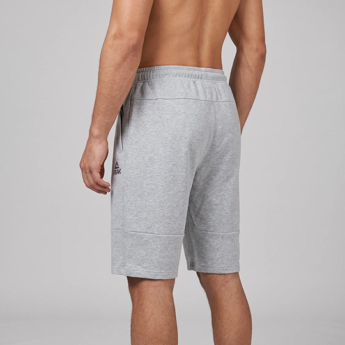 Peak Men Shorts Cotton Knitted With Thermo Zip Up Pocket