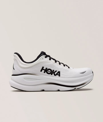 Hoka Men Running Shoes Bondi 9 White Black