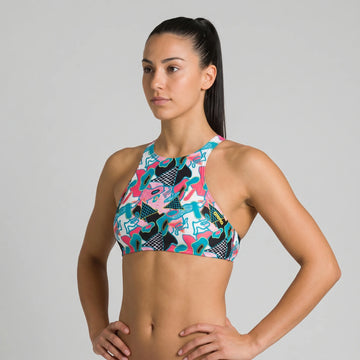 Arena Women Multifunctional Hybrid Bra Rule Breaker Crop Top Last Pieces