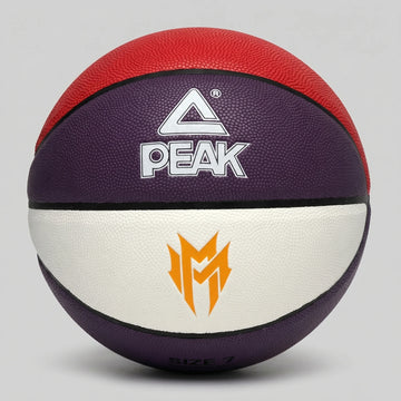 Peak Basketball Ball PU Malik Monk Indoor/Outdoor Multicolor Size 7 + Free Bag & Pump